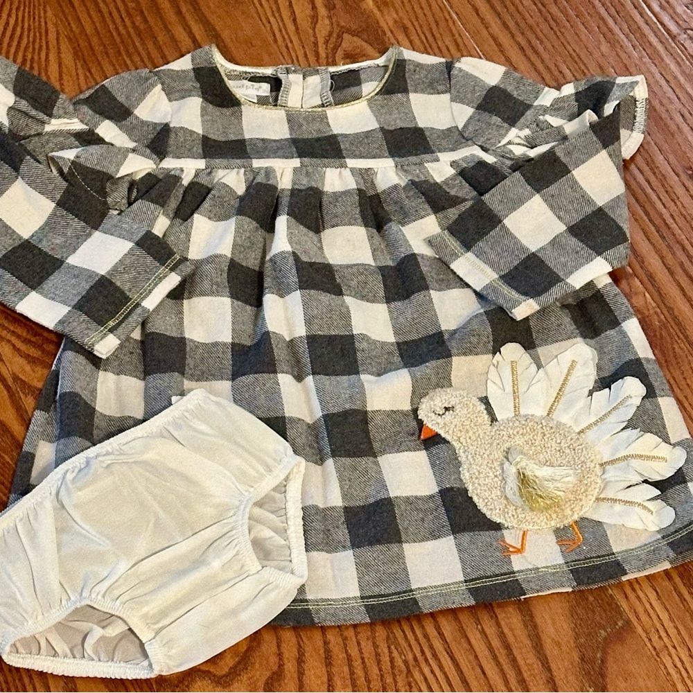 Mud Pie Thanksgiving dress, 9-12 months